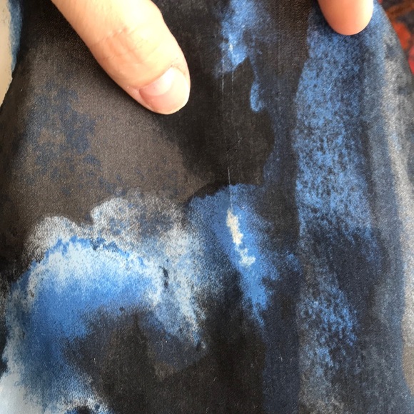 DKNY watercolor blouse - Picture 4 of 7